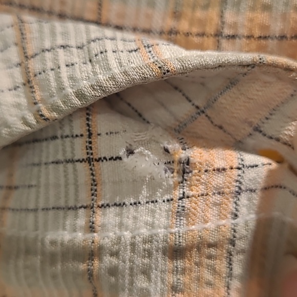 Tommy Bahama Shirt Men's sz XL 100% Silk Plaid Short Sleeve Button Down - Picture 6 of 8